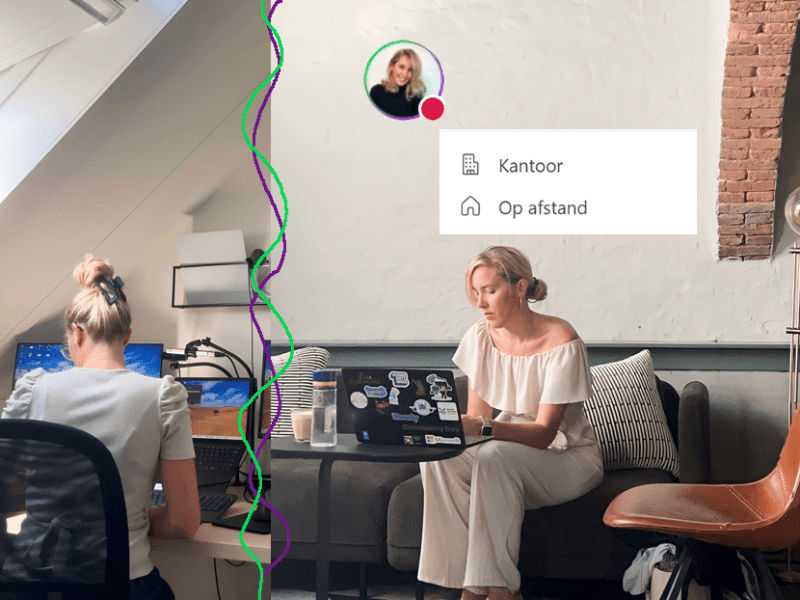 Werklocatie opgeven in Microsoft Teams