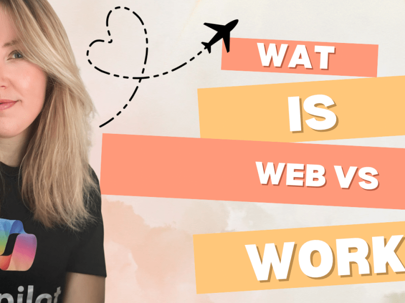 Het verschil tussen Web en Werk – Femke in Airplane Mode | Dag 2